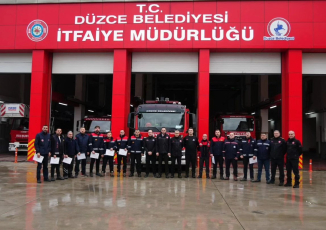 İTFAİYE ERLERİMİZ EĞİTİMLERİNİ TAMAMLADI